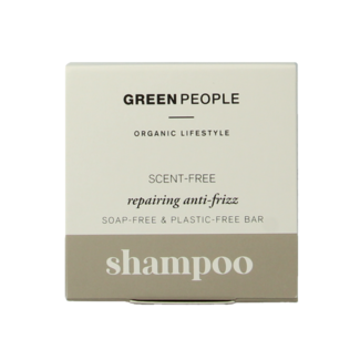 Green People Green People Scent-Free Repairing Anti-Frizz Shampoo Bar 50g