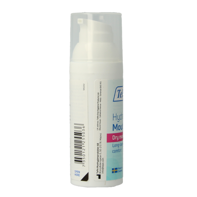 Gel hidratante bucal para boca seca menta 1 unidad