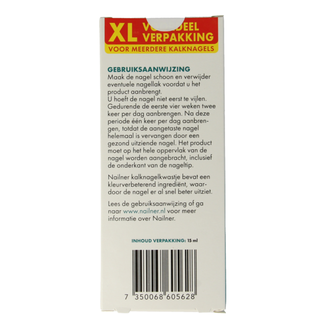 Nailner Kalknagelkwast 2-in-1 XL 15 Milliliter