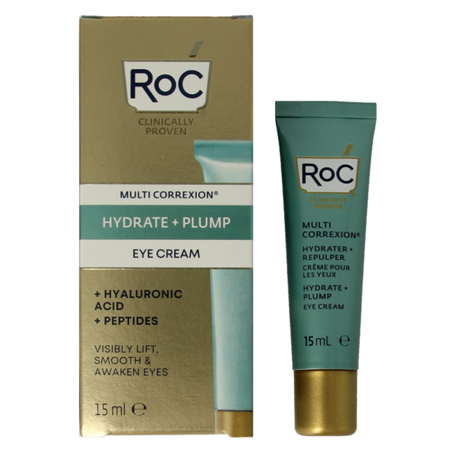 ROC Multi Correxion Hydrate+Plump Augengelcreme 15 Milliliter