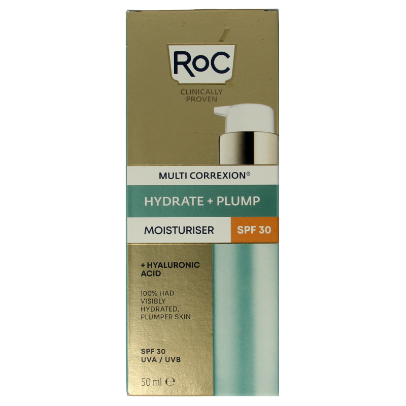 ROC Multi correxion hydrate+plump moisturiser SPF30 50 mililitros