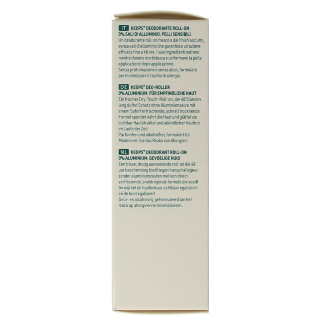 ROC Keops deodorante roll-on 0% alluminio 30 Millilitri