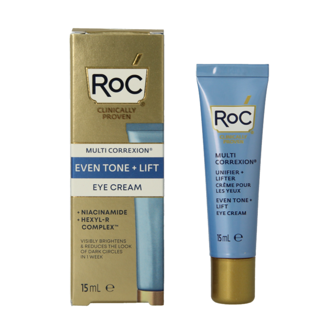 ROC Multi correxion even tone+lift crema de ojos 15 mililitros