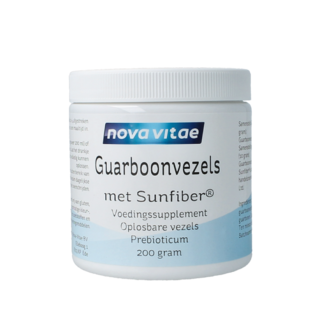 Nova Vitae Nova Vitae Fibras de Goma Guar sunfiber AG 200 Gramos