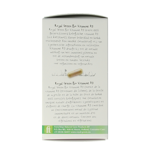 Vitamine D3 bio 60 Vegetarische capsules