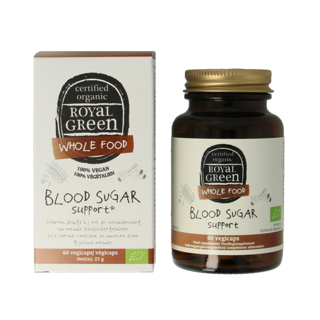 Royal Green Blood Sugar Support Bio 60 Vegetarian capsules