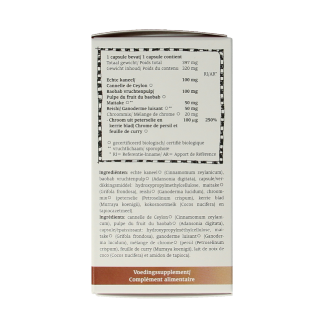 Royal Green Blood Sugar Support Bio 60 cápsulas vegetales