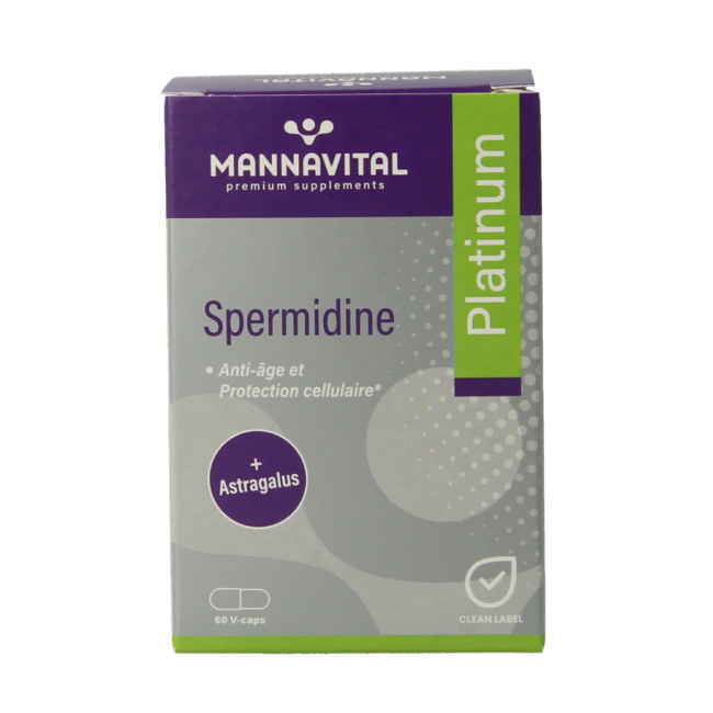 Mannavital Spermidine platinum 60 Kapsułek wegetariańskich