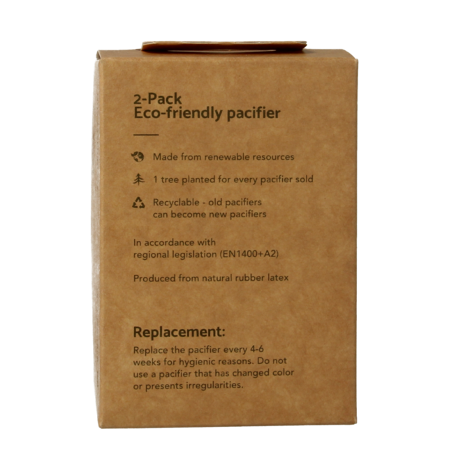 Skogen Baby Beech 0-6 Months Anatomic Soothers - 2-Pack