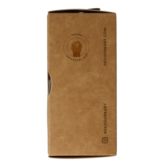 Succhietti Rotondi Faggio + Cocco, Tutte le Età, 2 Pezzi