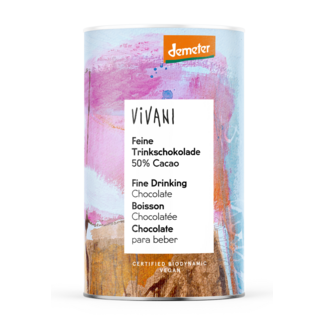 Vivani Vivani Bebida de chocolate caliente Demeter 50% cacao bio 300 gramos