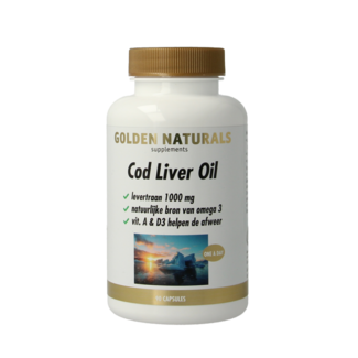 Golden Naturals Golden Naturals Cod liver oil 90 Kapseln