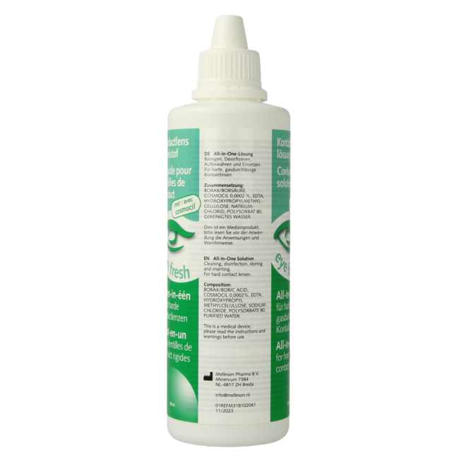 All-in-1 solution for hard lenses 200 Millilitres