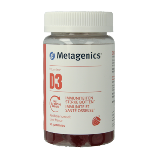 Metagenics Metagenics Vitamine D 1000 UI 60 Gummies