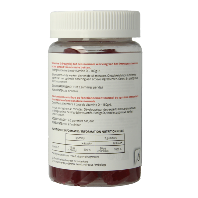 Metagenics Vitamina D 1000 UI 60 gominolas