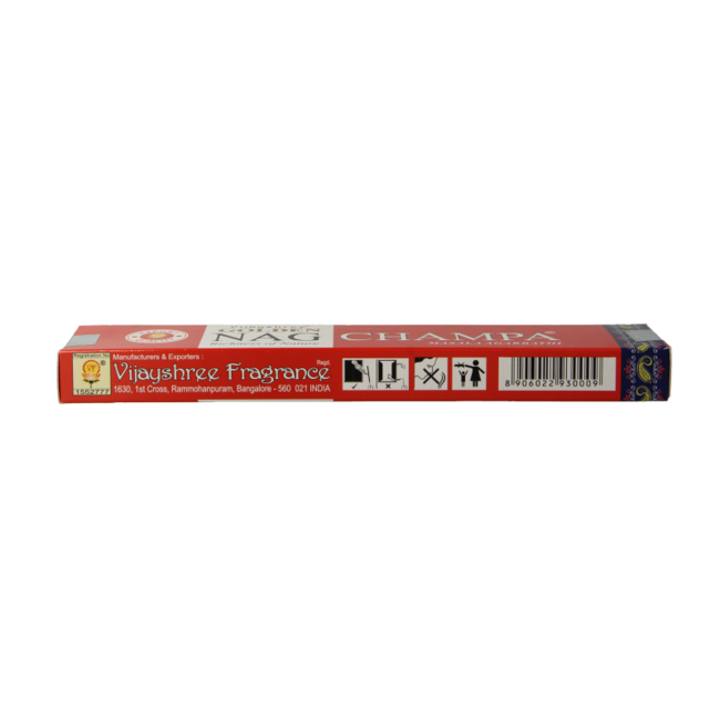 Nag Champa Räucherstäbchen Golden Nag Champa Räucherwerk 15 Gramm