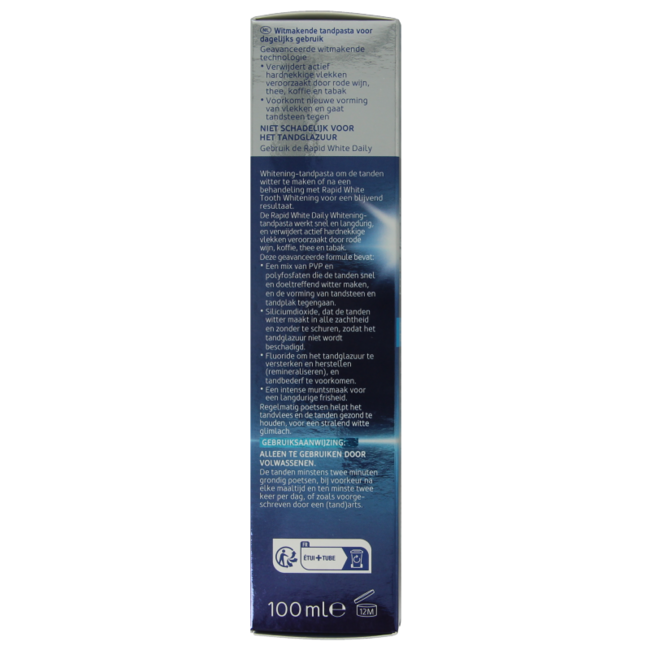 Rapid White Daily Toothpaste 100ml