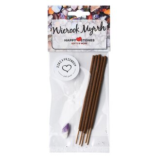 Happy Stones Myrrh Incense Stone 1 Piece