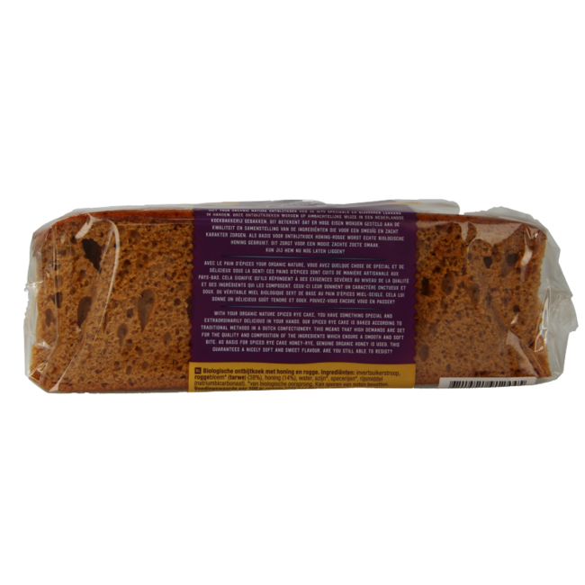 Pan de especias con miel - centeno bio 400 gramos