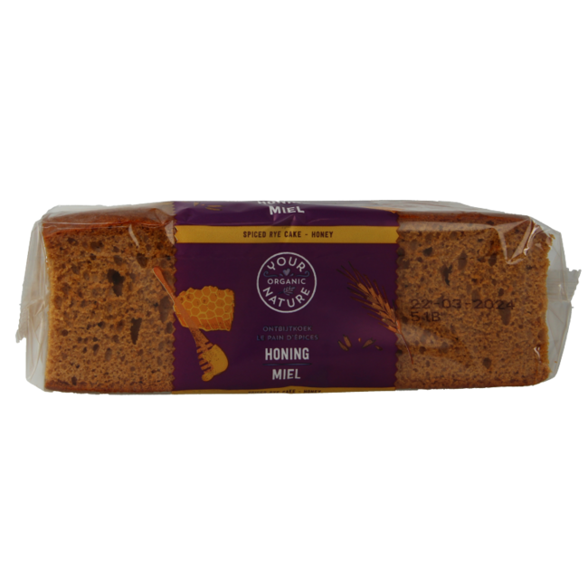 Organic Honey & Rye Spiced Cake - 400g
