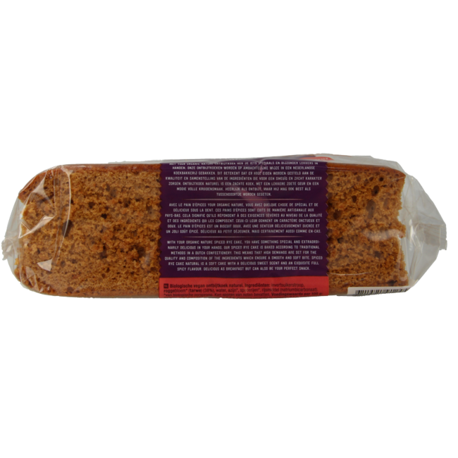 Organic Plain Spiced Cake 400g