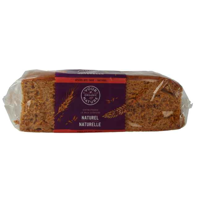 Ontbijtkoek naturel bio 400 Gramm
