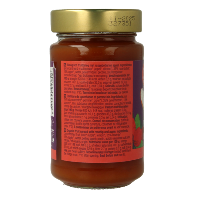 Your Organic Nature Fruta para untar escaramujo bio 250 gramos