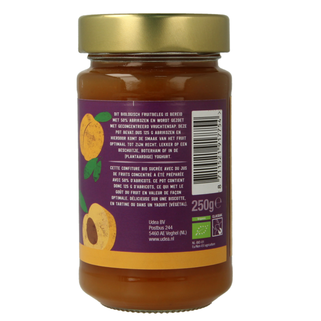 Preparazione di Frutta all'Albicocca Bio 250 Grammi