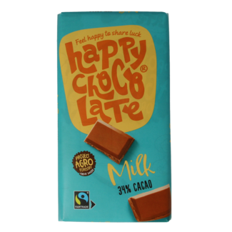 Happy Chocolate Happy Chocolat au Lait bio 200 g