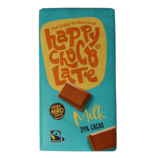 Happy Chocolate Happy Schokoladenmilch Bio 200 Gramm