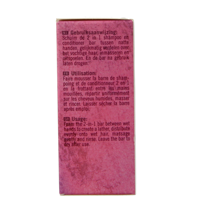 Botanique Champú y acondicionador 2 en 1 en pastilla rosa e higo 100 Gramos