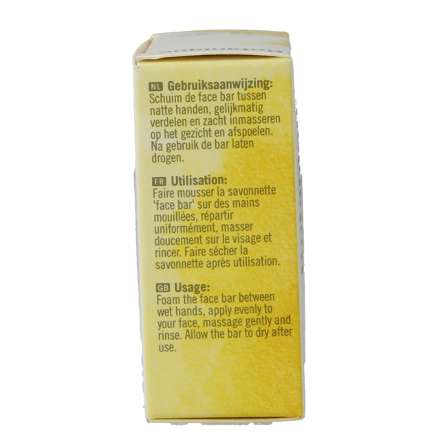 Pain de nettoyage visage Botanique argan & amande 50 g