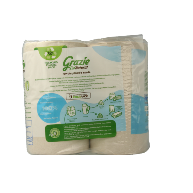 Toilet Paper 3-Ply 4 Pieces