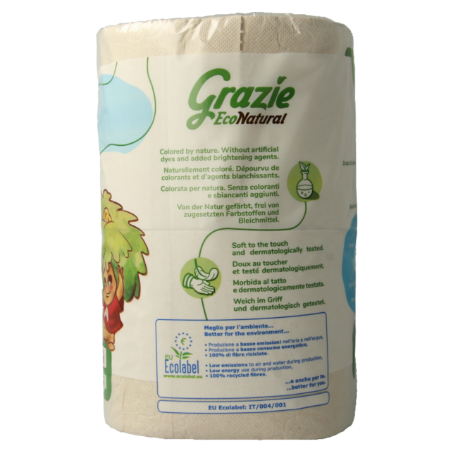 Papel higiénico de 3 capas, 4 unidades