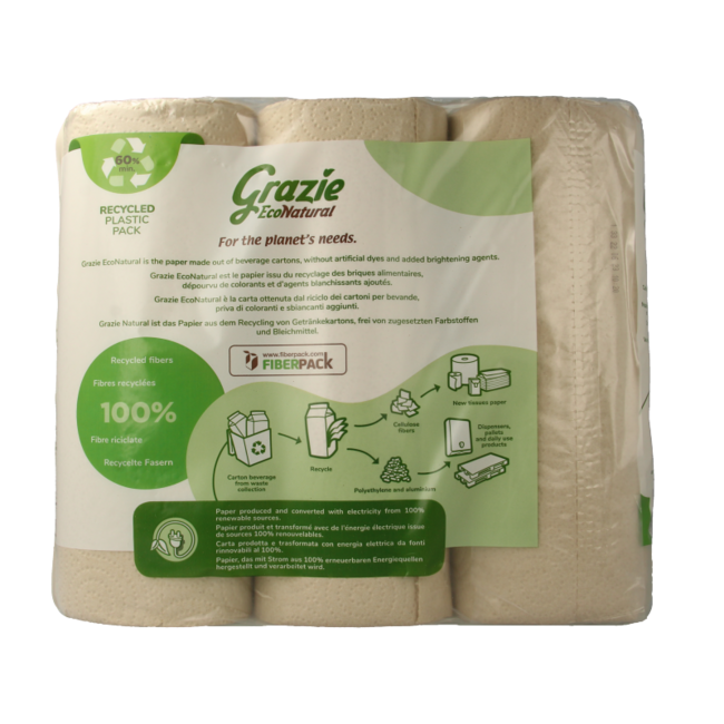 Papel de cocina de 3 capas, 3 unidades