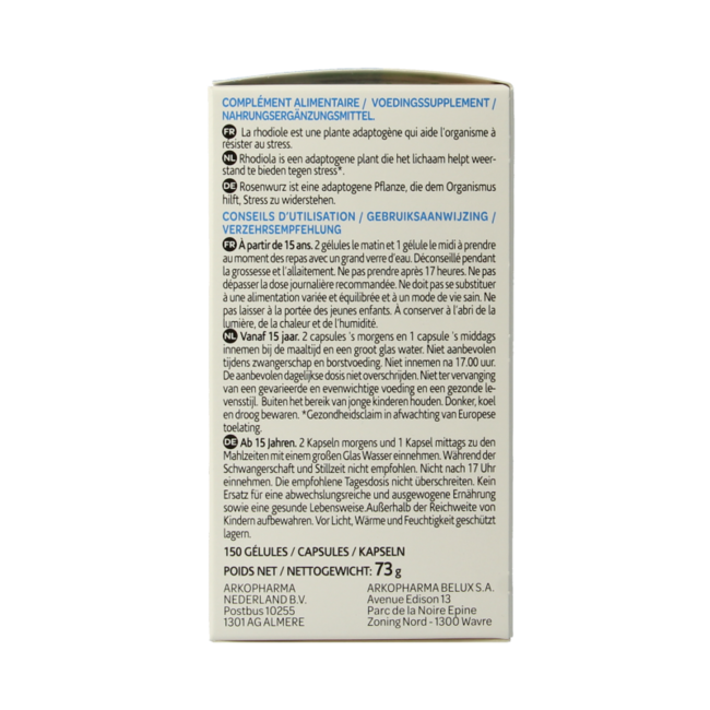 Rodiola bio 150 Capsule