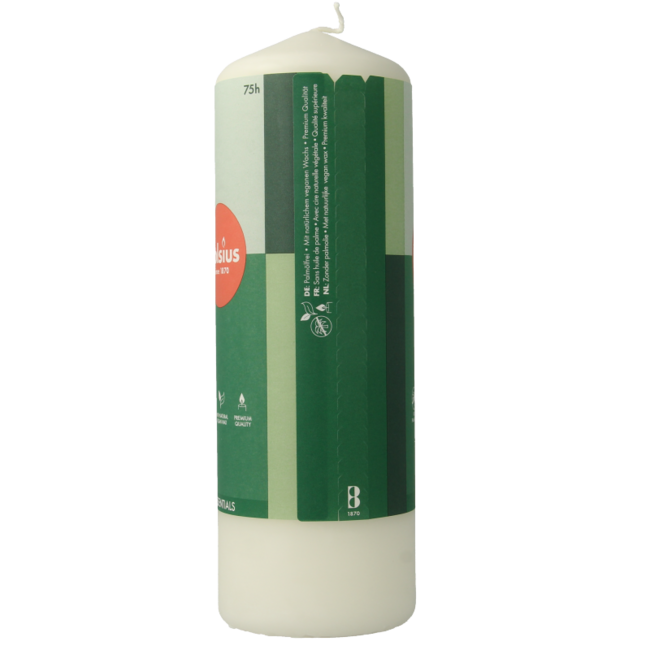 Bolsius Stompkaars 200/68 cloudy white 1 Stuks