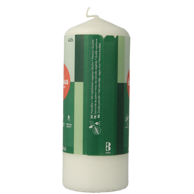 Candela a Colonna Bolsius 150/58 bianco nuvola, 1 Pezzo