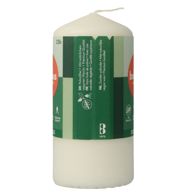 Bolsius Candela a Pilastro 120/58 bianco nuvoloso 1 Pezzo