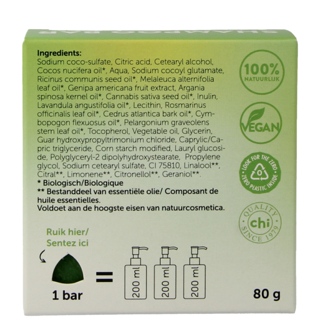 Teebaumöl Shampoo-Bar 80 Gramm