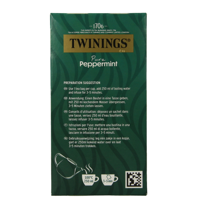 Twinings Menthe Poivrée 20 Sachets