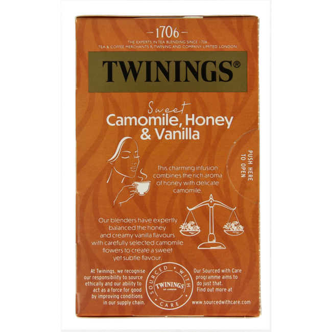 Camomille miel vanille 20 sachets