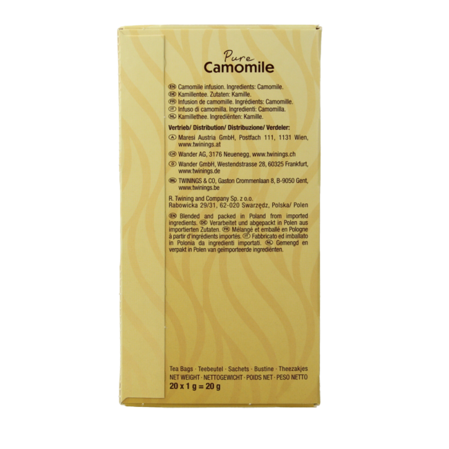 Twinings Rumianek 20 Torebek