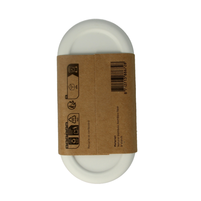 Skoon Solid Bar Holder White L 1 Piece