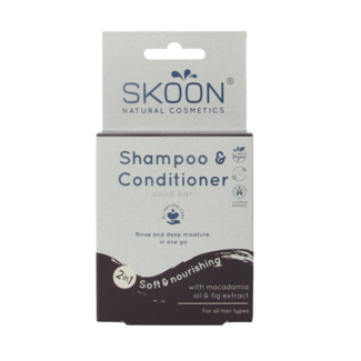 Skoon Champú y acondicionador sólido 2 en 1 90 Gramos