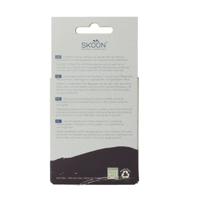 Solid shampoo & conditioner 2 in 1 90g