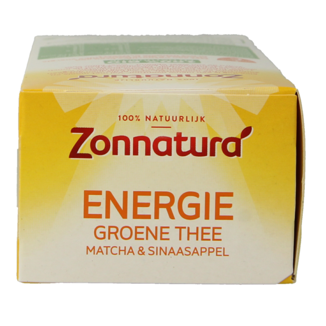 Zonnatura Energy green tea with vitamin C organic 20 Bags