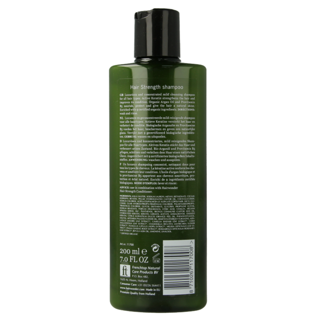 Champú Hairwonder Fuerza Capilar 200 Mililitros