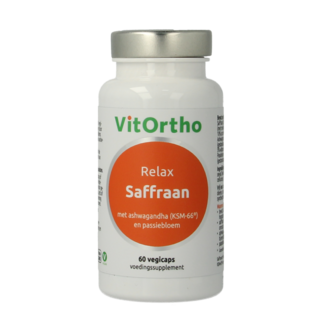 VitOrtho Saffraan relax 60 Cápsulas vegetarianas