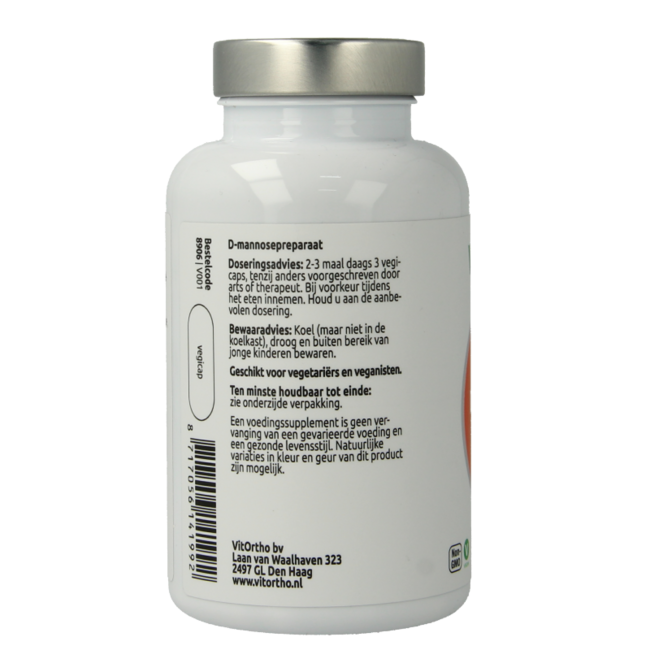 D-Mannoza 500 mg 120 Kapsułek wegetariańskich